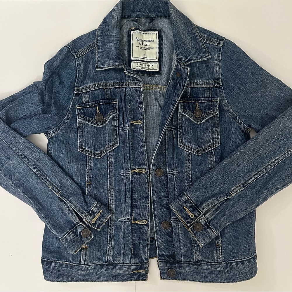 Abercrombie & Fitch Classic Blue Denim Jacket